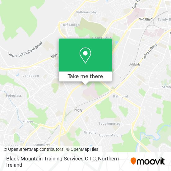 Black Mountain Training Services C I C map