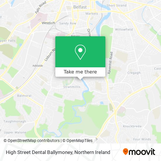 High Street Dental Ballymoney map