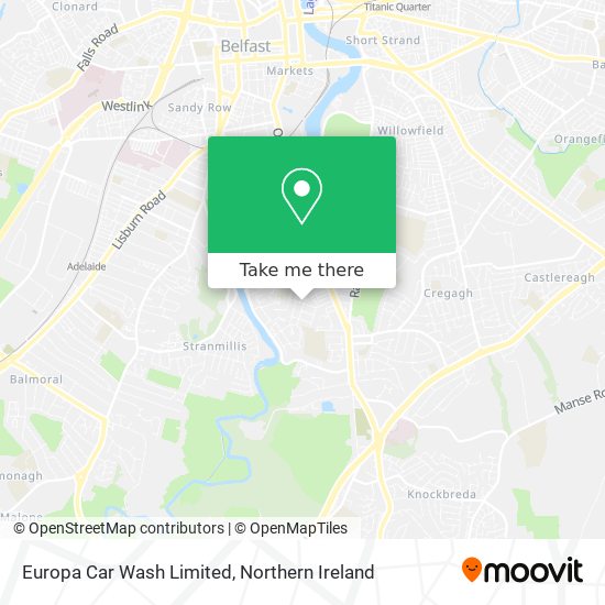Europa Car Wash Limited map