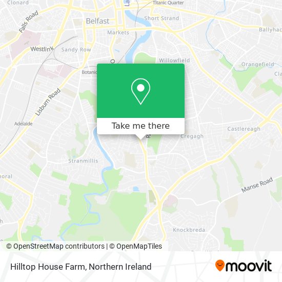 Hilltop House Farm map