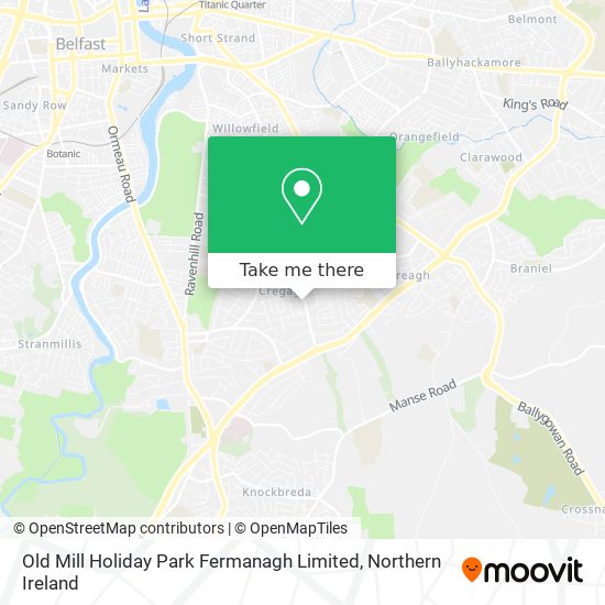 Old Mill Holiday Park Fermanagh Limited map