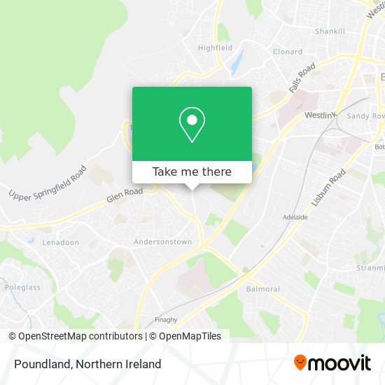 Poundland map