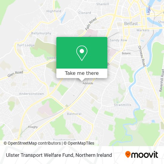 Ulster Transport Welfare Fund map