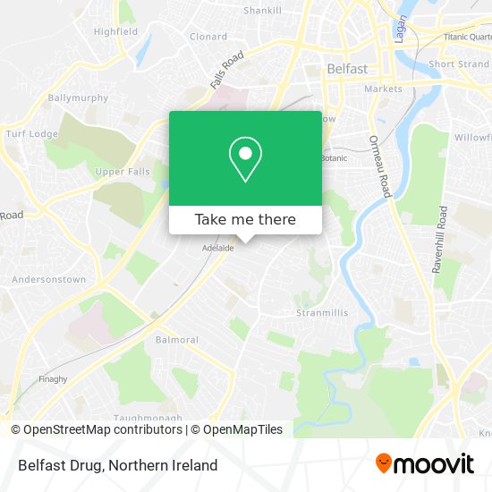 Belfast Drug map