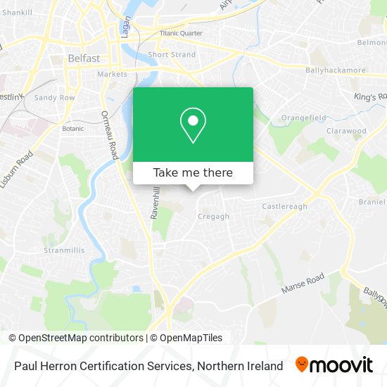 Paul Herron Certification Services map