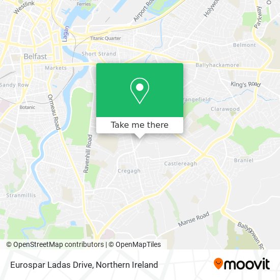 Eurospar Ladas Drive map