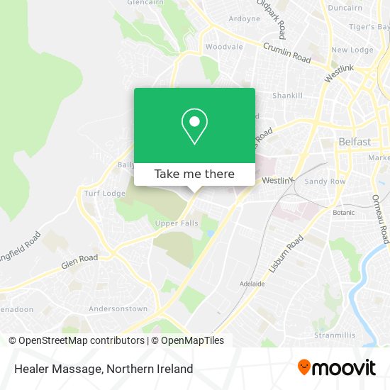 Healer Massage map