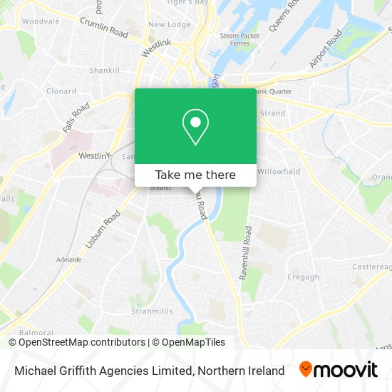 Michael Griffith Agencies Limited map