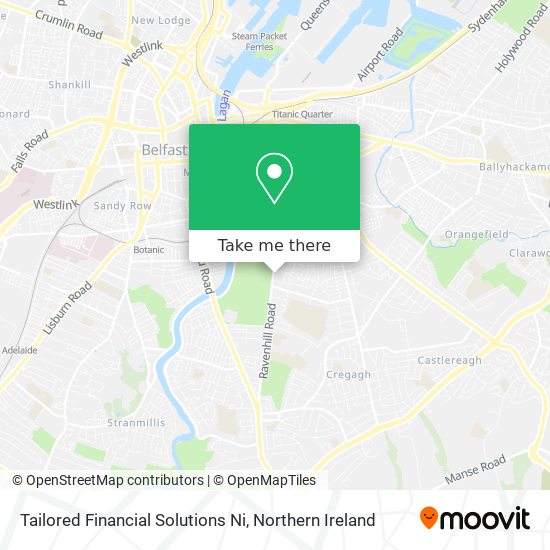 Tailored Financial Solutions Ni map