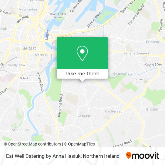 Eat Well Catering by Anna Hasiuk map