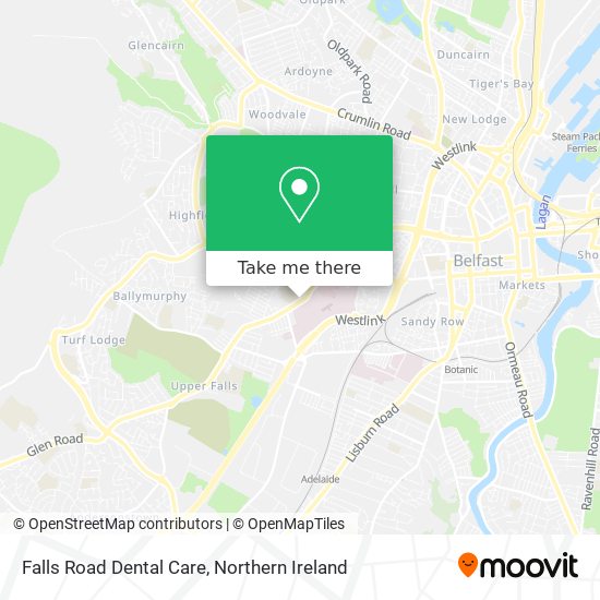 Falls Road Dental Care map
