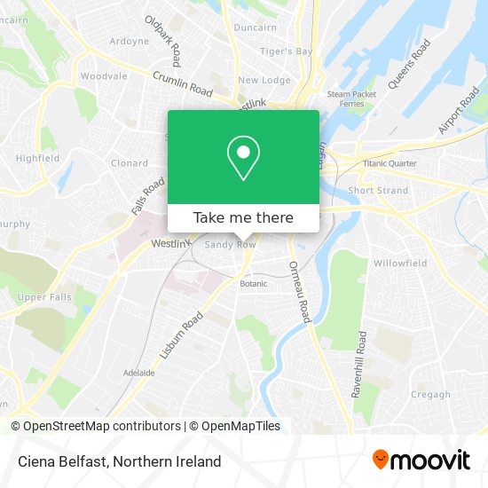 Ciena Belfast map