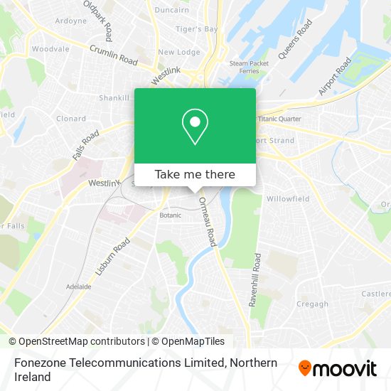 Fonezone Telecommunications Limited map