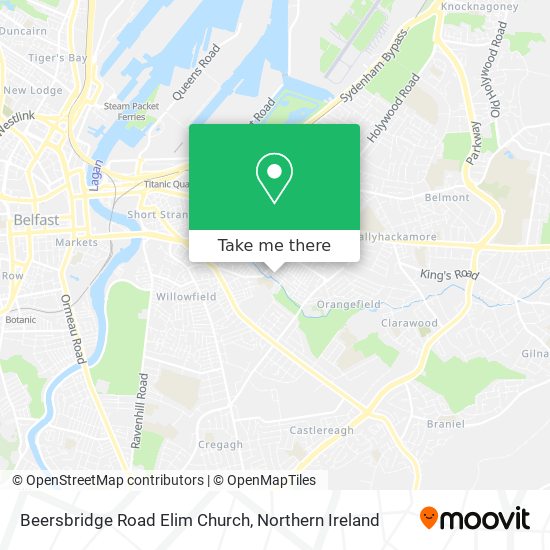 Beersbridge Road Elim Church map