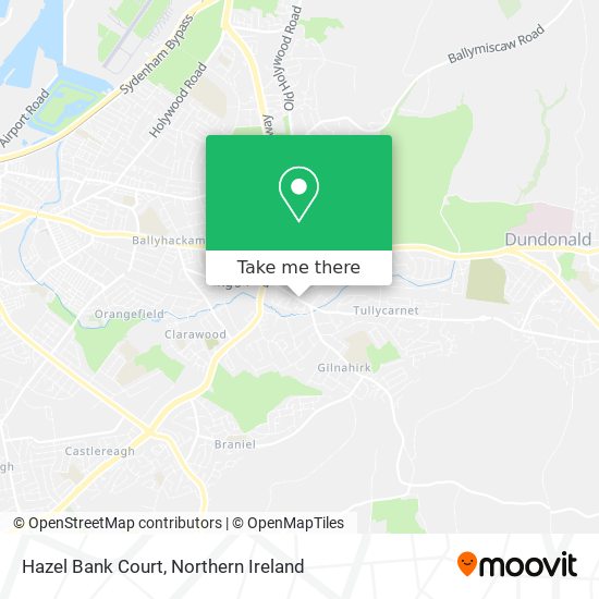 Hazel Bank Court map