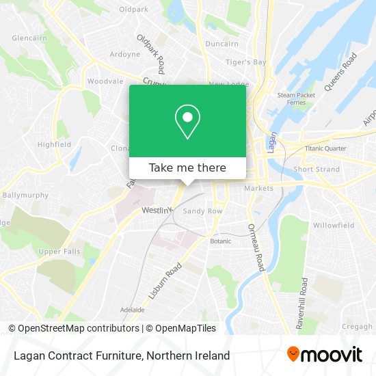 Lagan Contract Furniture map