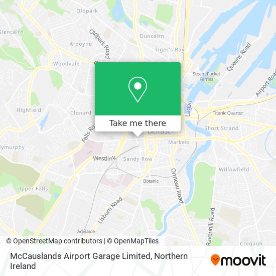 McCauslands Airport Garage Limited map