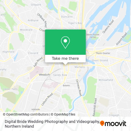 Digital Bride Wedding Photography and Videography map