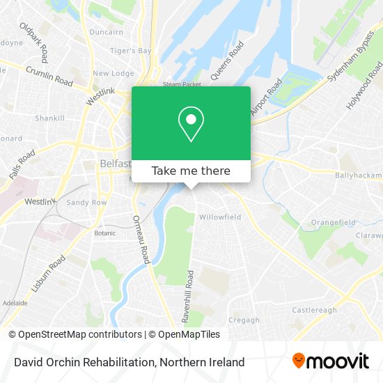 David Orchin Rehabilitation map