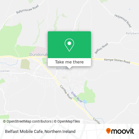 Belfast Mobile Cafe map