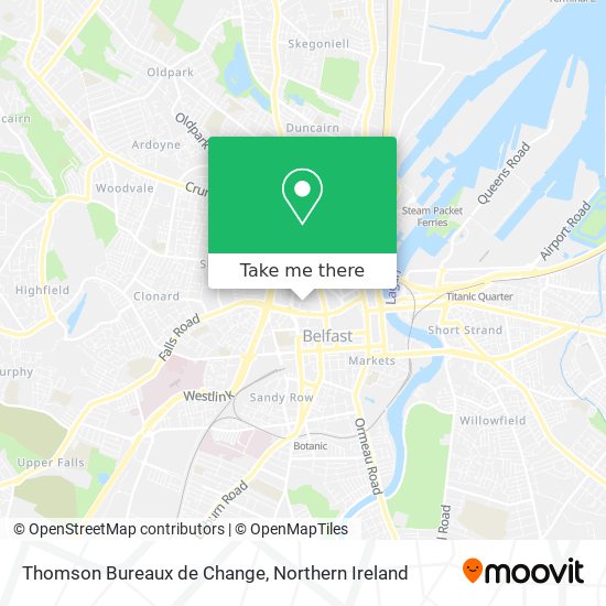 Thomson Bureaux de Change map