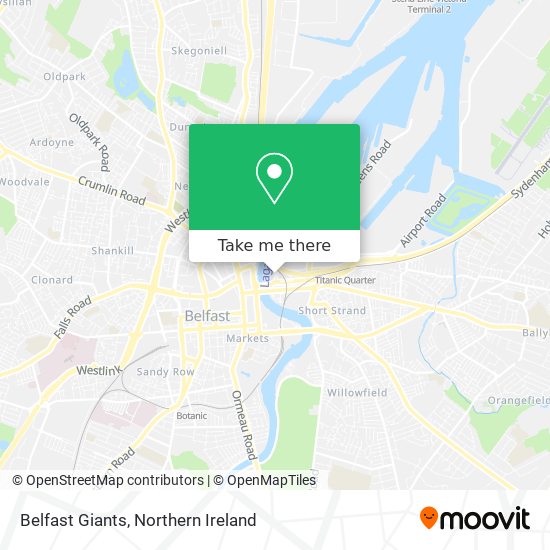 Belfast Giants map