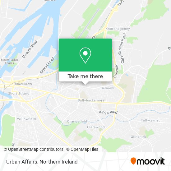 Urban Affairs map