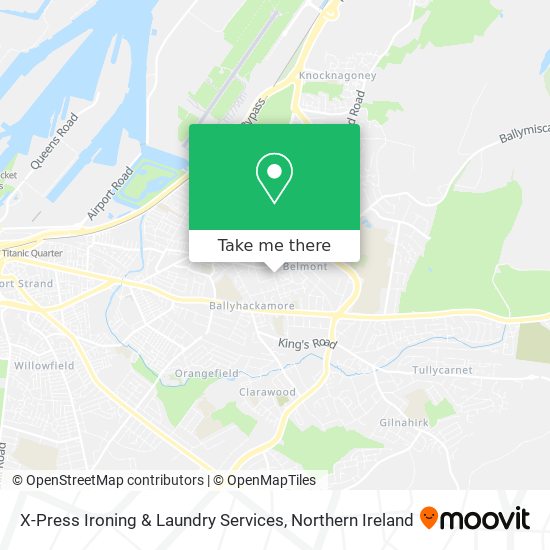 X-Press Ironing & Laundry Services map