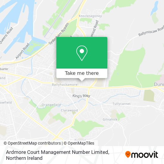 Ardmore Court Management Number Limited map