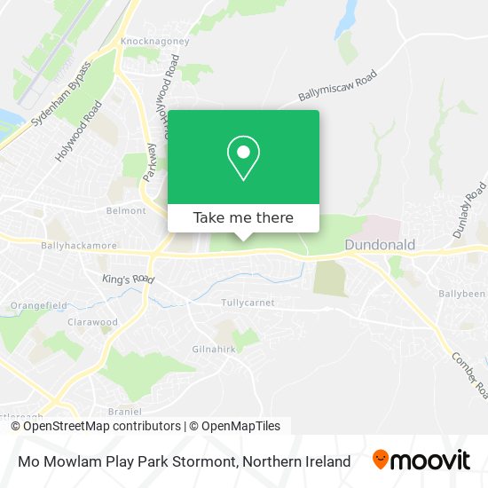 Mo Mowlam Play Park Stormont map