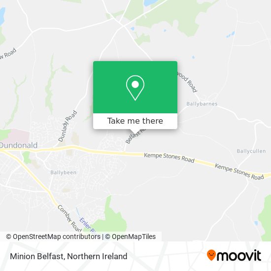 Minion Belfast map