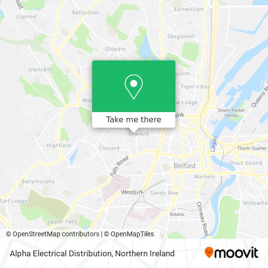 Alpha Electrical Distribution map