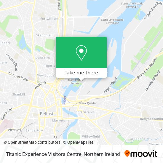Titanic Experience Visitors Centre map