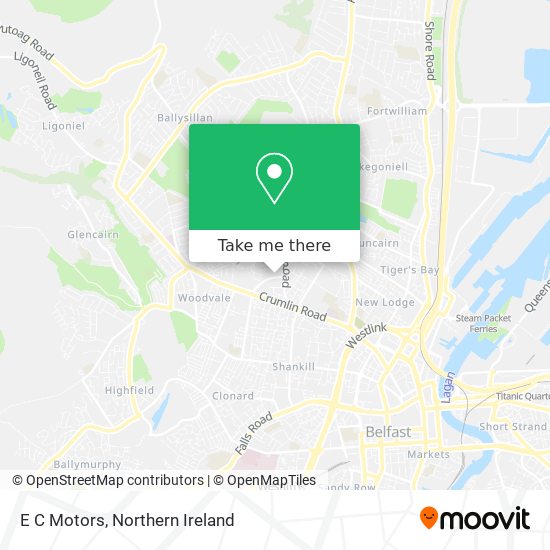 E C Motors map