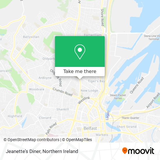 Jeanette's Diner map
