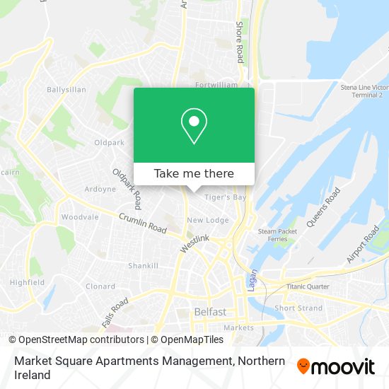 Market Square Apartments Management map