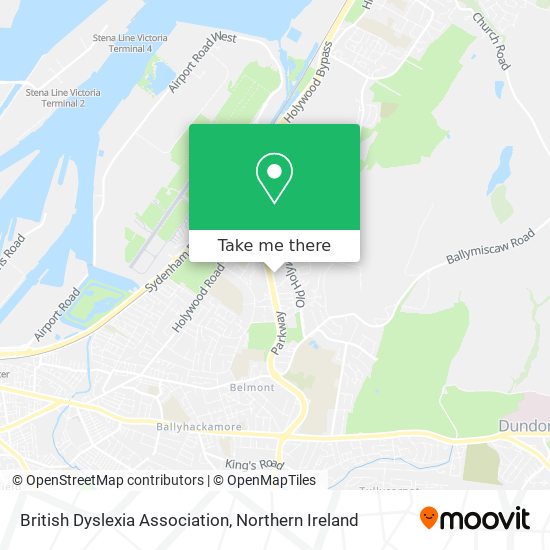 British Dyslexia Association map