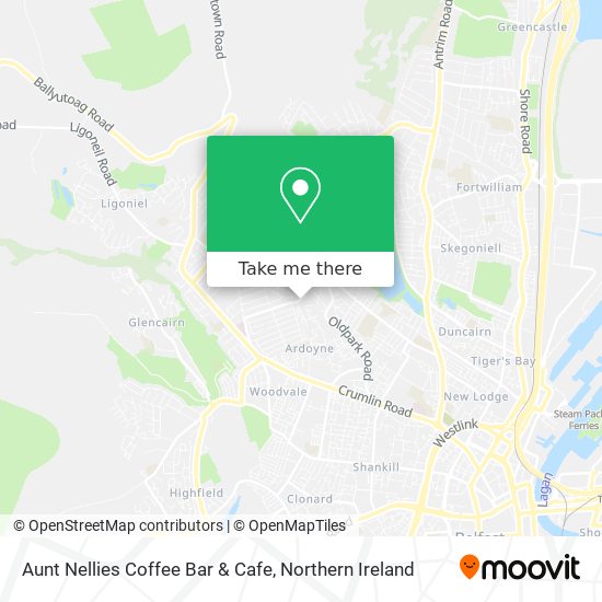 Aunt Nellies Coffee Bar & Cafe map