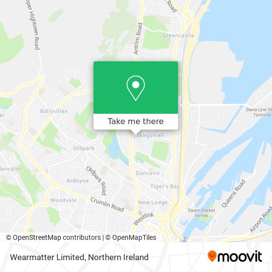 Wearmatter Limited map