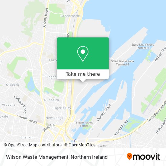 Wilson Waste Management map