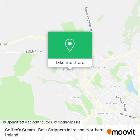 Coffee'n Cream - Best Strippers in Ireland map