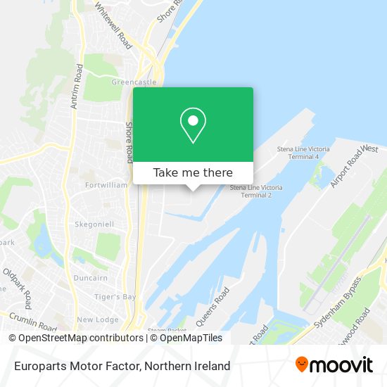 Europarts Motor Factor map