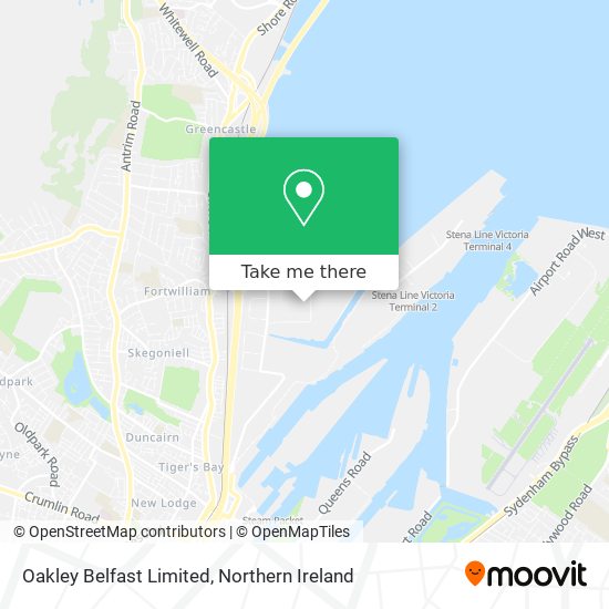 Oakley Belfast Limited map