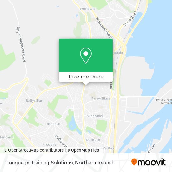 Language Training Solutions map