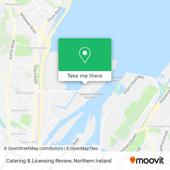 Catering & Licensing Review map