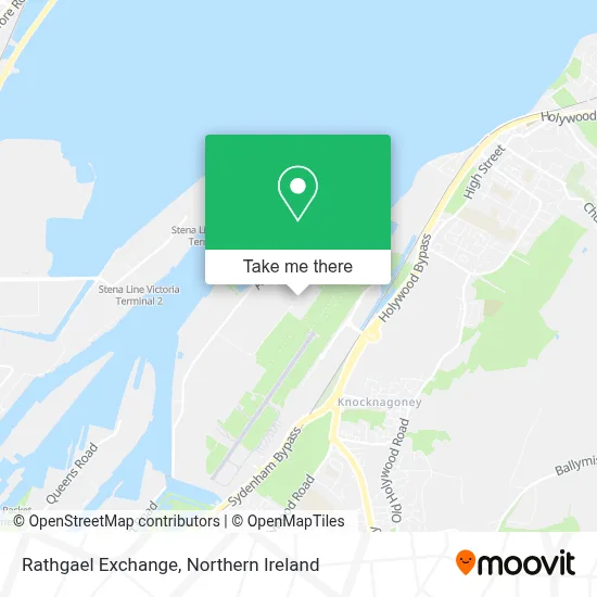 Rathgael Exchange map