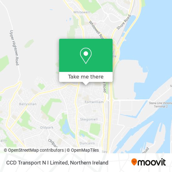 CCD Transport N I Limited map