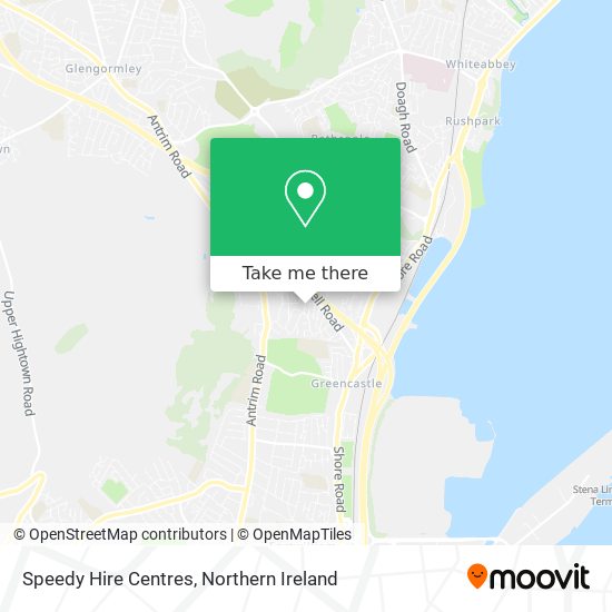Speedy Hire Centres map