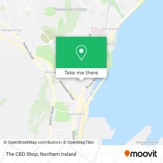 The CBD Shop map