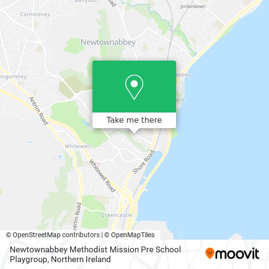 Newtownabbey Methodist Mission Pre School Playgroup map